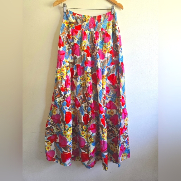 NWT! J. McLaughlin, Ophelia Maxi Skirt in Coconut Grove, Size Small, MSRP $188 - Picture 7 of 11